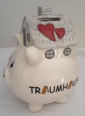 Geschenkartikel-Sparbchse Traumhaus